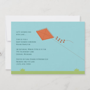 Chic Kite Baby Shower Invitation