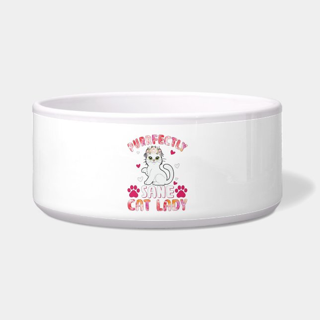 Chic Lady Cat, Purrfectly Sane Cat Lady (Front)