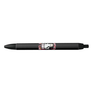 Chic Lady Cat, Purrfectly Sane Cat Lady Black Ink Pen