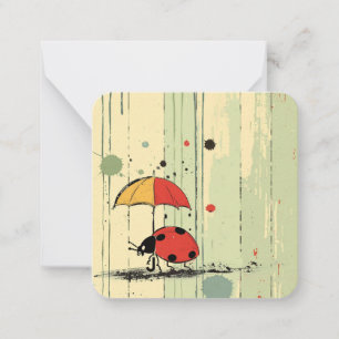 Chic Ladybug Grace Card
