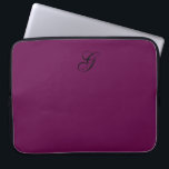 CHIC laptop sleeves_SOLID 97 Sleeve<br><div class="desc">CHIC laptop sleeves_SOLID DIC 97 WINE  WITH BLACK MONOGRAM</div>