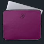 CHIC laptop sleeves_SOLID 97 Sleeve<br><div class="desc">CHIC laptop sleeves_SOLID DIC 97 WINE  WITH BLACK MONOGRAM</div>