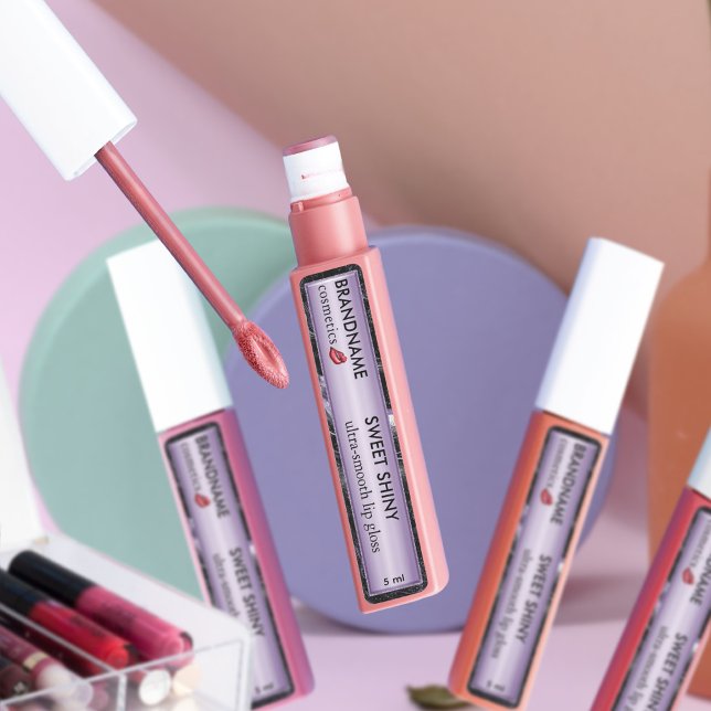 Chic Lavender Purple Foil Lip Gloss Glittery   (Creator Uploaded)