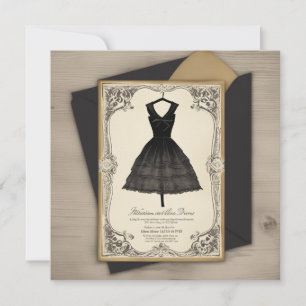 Chic LBD Greetings: Simple, Yet Stunning Invitation