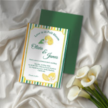 Chic Lemon and Lime Floral Wedding