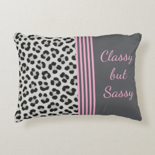 Chic Leopard Accent Pillow – Classy Girl Style