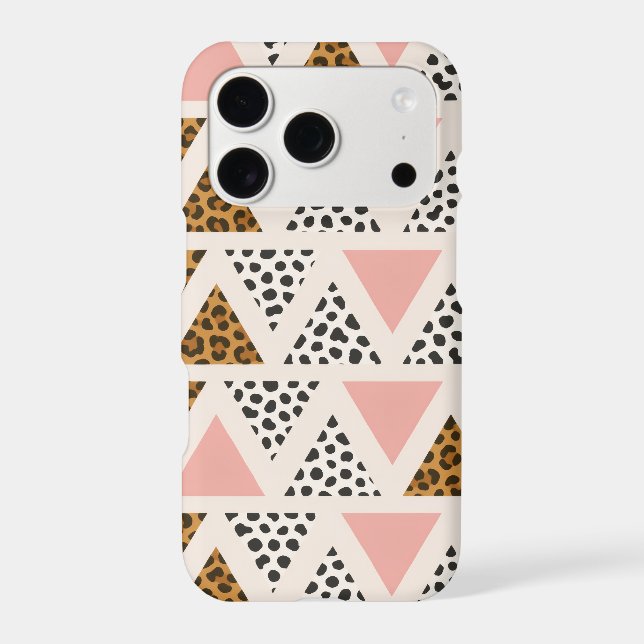 Chic Leopard & Pink Triangle Pattern (Back)