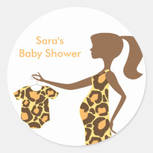 Chic Leopard Print Baby Stickers