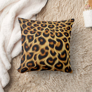 Chic leopard print duvet for cosy bedrooms cushion