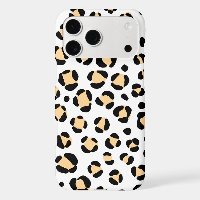 Chic Leopard Print iPhone Case pro17– Modern  (Back)