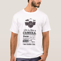 Chic Life is like a camera quote, Black Grunge