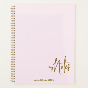 Chic Light Pink Feminine Planner