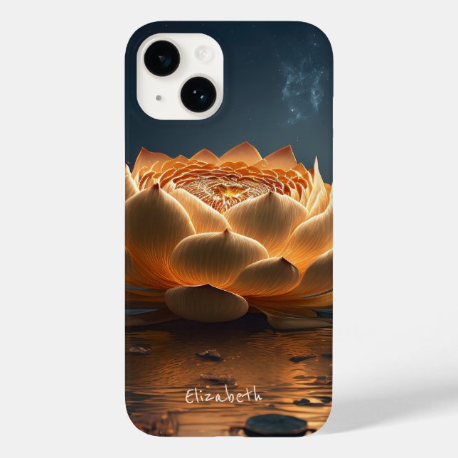 Chic Lotus Flower Case-Mate iPhone Case (Back)