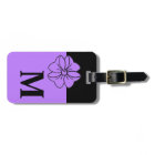CHIC LUGGAGE/BAG TAG_191 PURPLE/BLACK/MONOGRAM