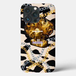 Chic Luxurious Wild Salty Girl Bday Gift girly iPhone 13 Pro Case
