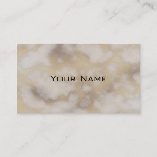 Chic Luxury Grey & Gold Marble Pattern Background Business Card