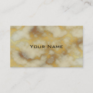 Chic Luxury Grey & Gold Marble Pattern Background Business Card