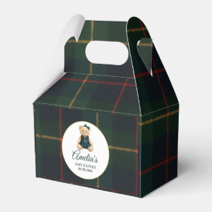 Chic Luxury Teddy Bear Baby Shower Favour Box