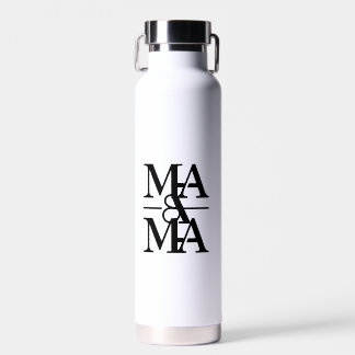 Chic Mama Monochrome Water Bottle | Stylish Gift