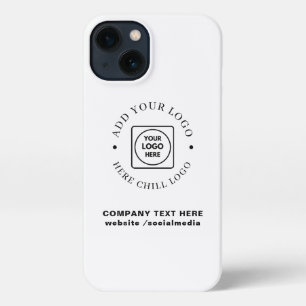 Chic Marble Custom Business Logo iphone case