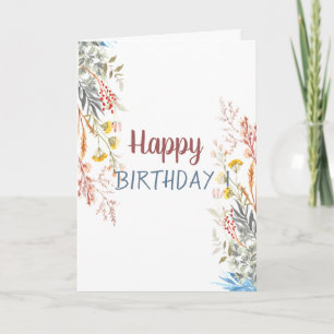 Chic Meadow Dried Card