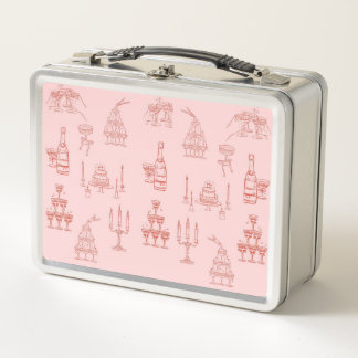 chic metal lunch box