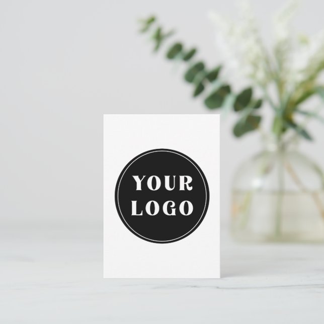 Chic, Minimalist, Stylish & Customisable Card (Standing Front)