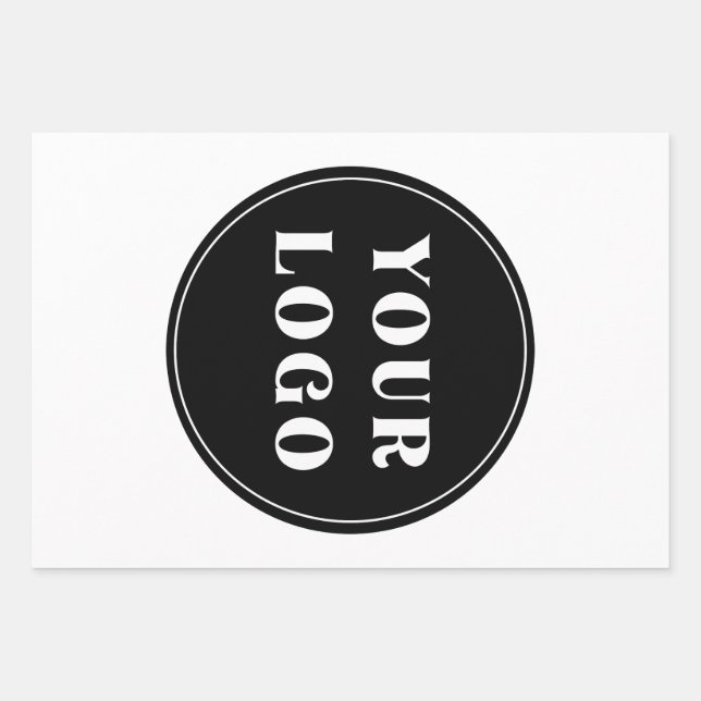 Chic, Minimalist, Stylish & Customisable Wrapping Paper Sheet (Front)