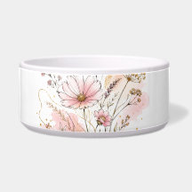 Chic Minimalist Wildflower Birth day Gift Art