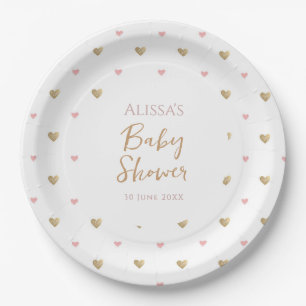 Chic Modern  Baby Shower Paper Plate