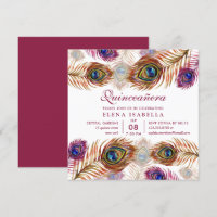 Chic Modern Baroque 15th Birthday Quinceanera