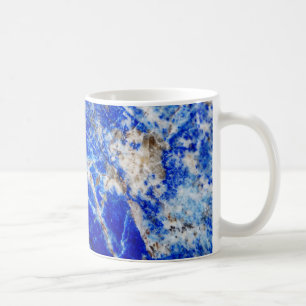 Chic Modern Blue Marble Stone Coffee Mug