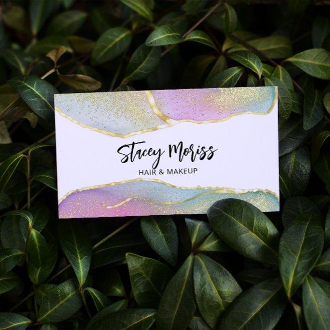 Chic Modern Bright Trendy Gold Colourful QR Code B Business Card (Creator Uploaded)