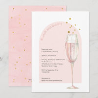 Chic Modern brunch and bubbly mimosa bridal shower