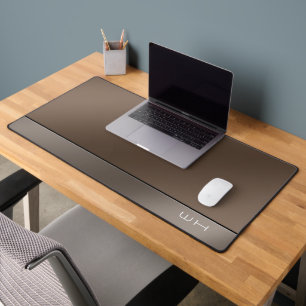Chic Modern Business Brown Desk Mat