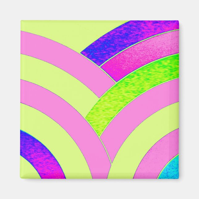 chic modern elegant chevron magnet (Front)