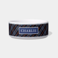 Chic Modern Geometric Navy Red Tartan Pattern Name