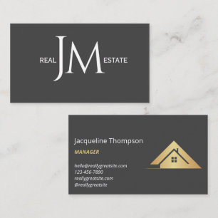 Chic & Modern Luxury Realtor Business Card
