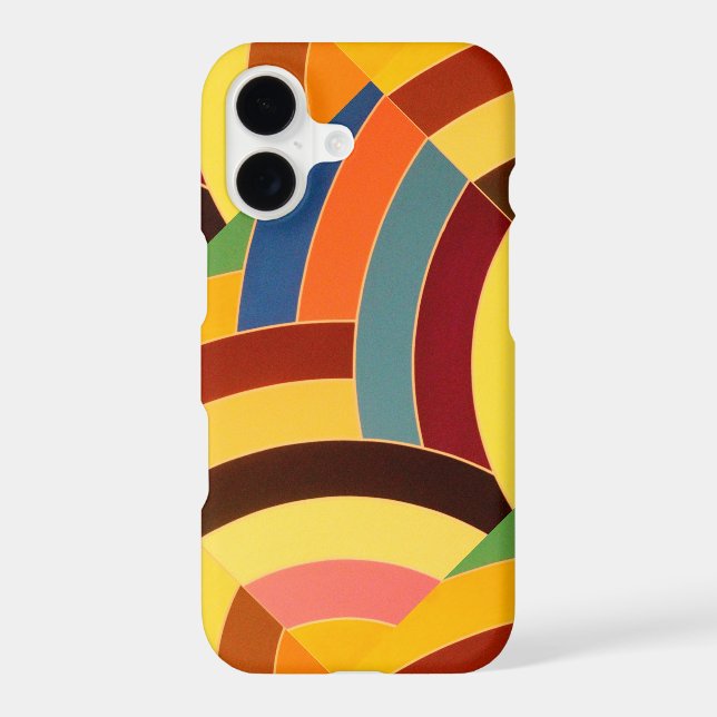 chic modern multi-colour chevrons (Back)