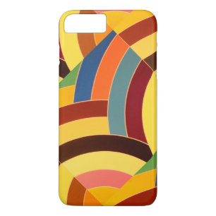 chic modern multi-colour chevrons iPhone 8 plus/7 plus case