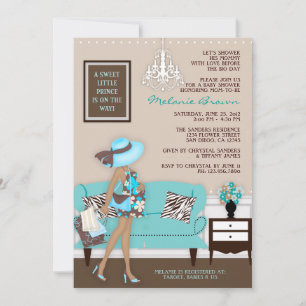 Chic Modern Mum Baby Shower Invite