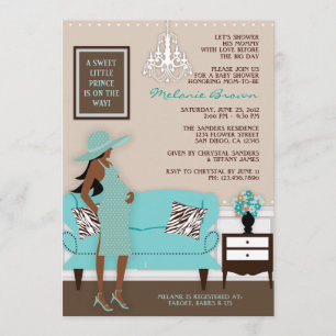 Chic Modern Mum Baby Shower Invite