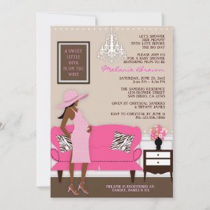 Chic Modern Mum Baby Shower Invite