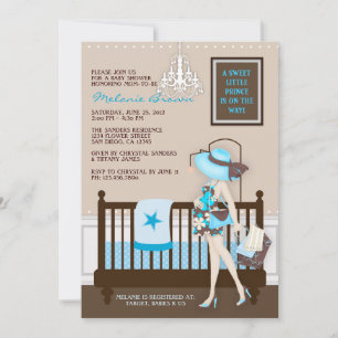 Chic Modern Mum Contemporary Baby Shower Invite
