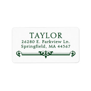 Chic Modern Return Address Labels