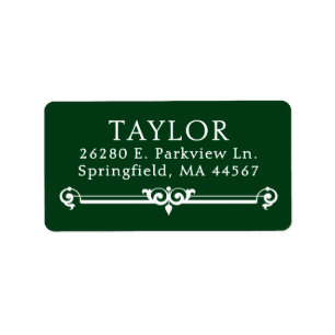 Chic Modern Return Address Labels