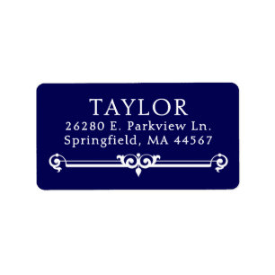 Chic Modern Return Address Labels