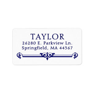 Chic Modern Return Address Labels