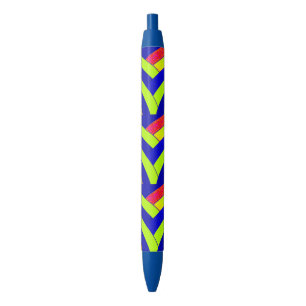 chic modern stylish chevrons black ink pen