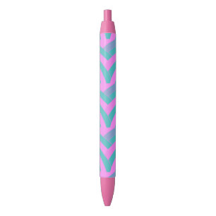 chic modern stylish chevrons black ink pen